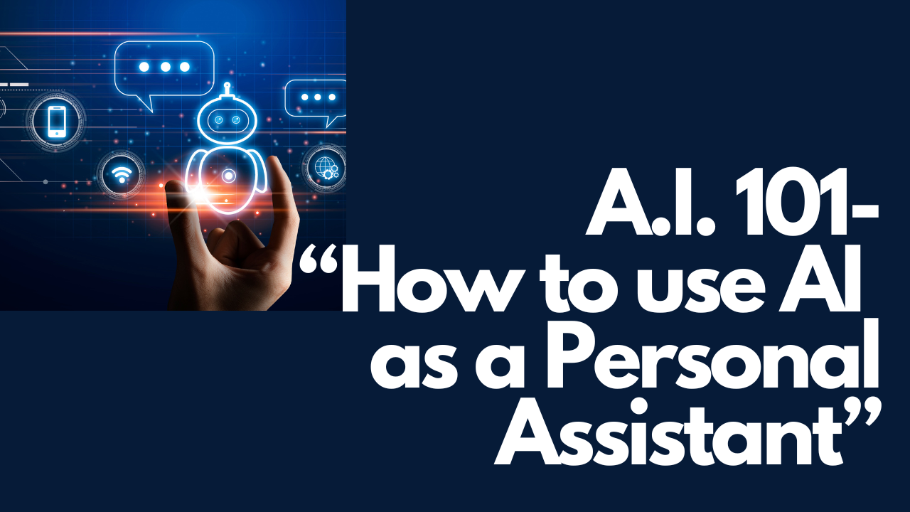 "How to use AI for Personal Productivity"~AI for Optimal Productivity-