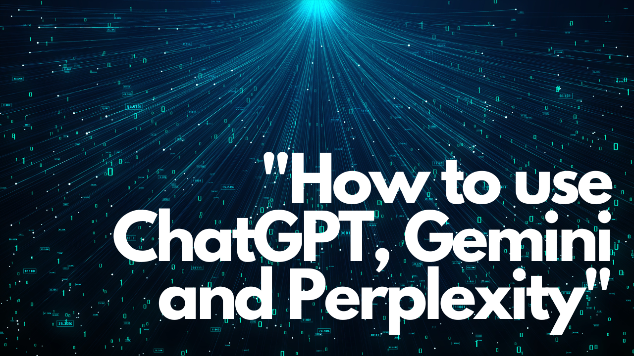 MaxLexiBot "How to use ChatGPT, Gemini and Perplexity and what they're good at"~ Tutorial Bundle