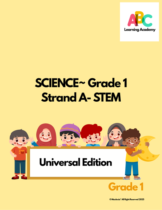 AI-B-C™ Science Grade 1 Universal Edition – STEM Skills and Connections